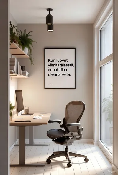 Toimisto mietelauseella